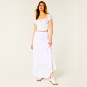 Hollister & Co High Waist Tiered Maxi Skirt Women’s Medium